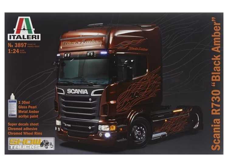 1/24 Italeri - Scania R730 Black Amber