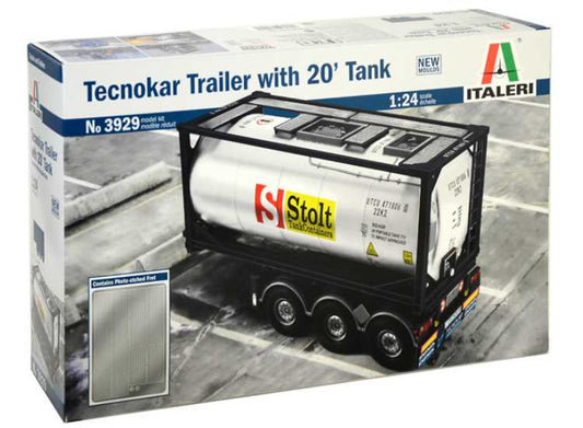 1/24 Italeri - Tecnokar Trailer with 20ft Tank