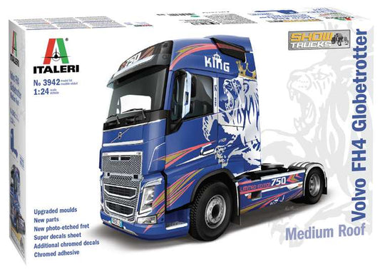 1/24 Italeri - Volvo FH4 Globetrotter Medium Roof Show