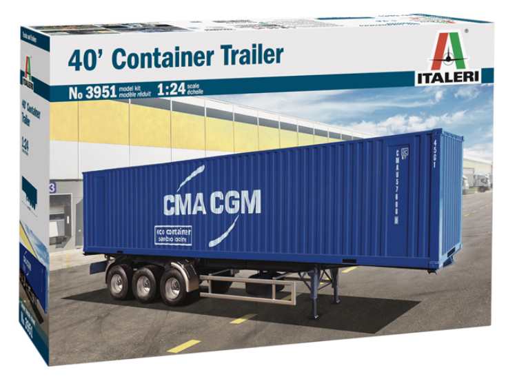 1/24 Italeri - 40' Container Trailer