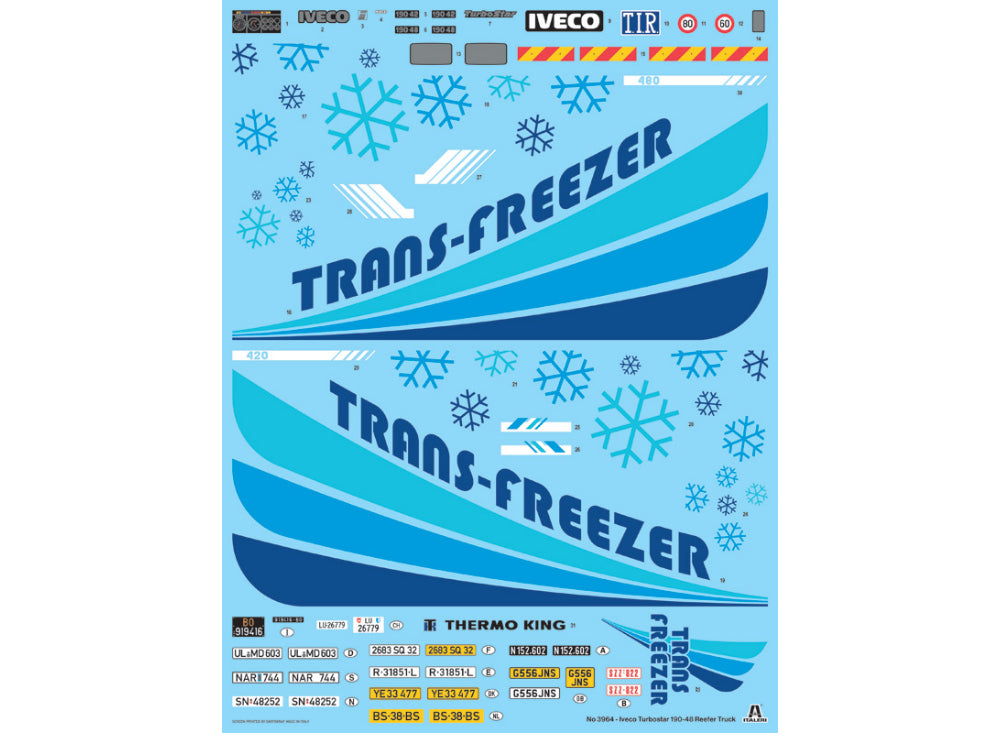 1/24 Italeri - Iveco Turbostar 190.48 Reefer Truck