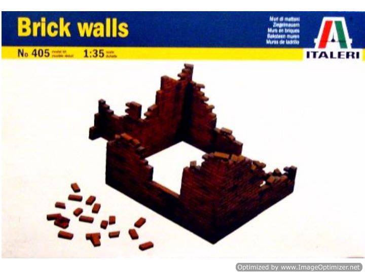 1/35 Italeri - Brick Walls