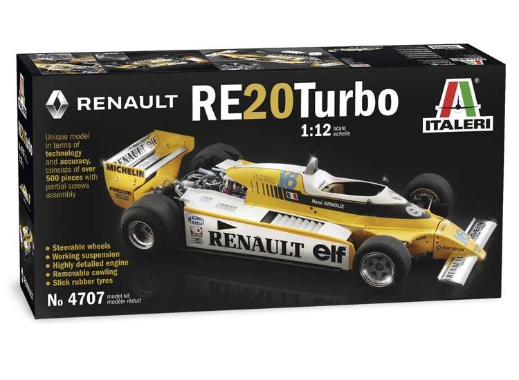 1/12 Italeri - Renault RE20 Turbo F1