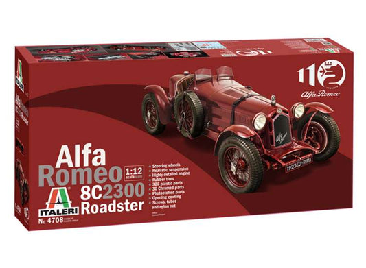 1/12 Italeri - Alfa Romeo 8C 2300 Roadster - 110th Anniversary