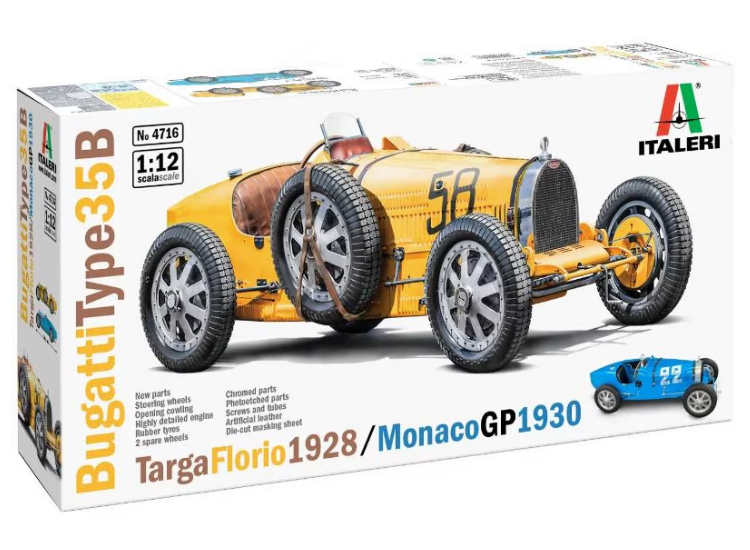 1/12 Italeri - Bugatti Type 35B - Targa Florio ‘28/Monaco GP ‘30