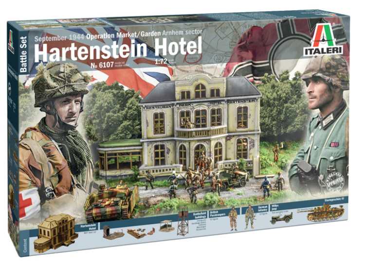 1/72 Italeri - 1944 Market Garden Hartenstein Hotel - Battle Set