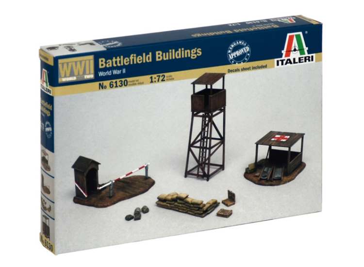 1/72 Italeri - Battlefield Buildings