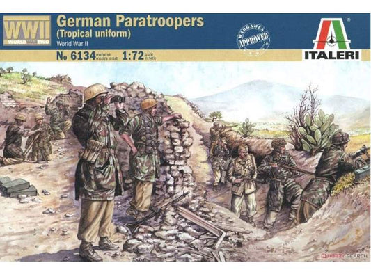 1/72 Italeri - WWII German Paratroopers (Tropical Uniform)