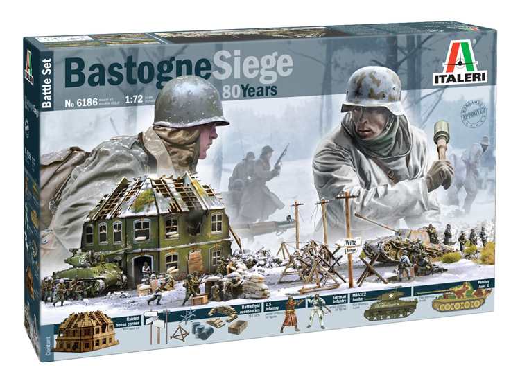 Italeri IT6186 1/72 - Bastogne Siege 1944 80 Years - Battle Set