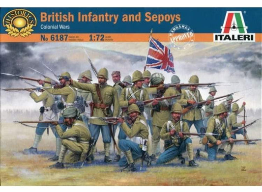1/72 Italeri - Colonial Wars British Infantry and Sepoys ex. ESCI
