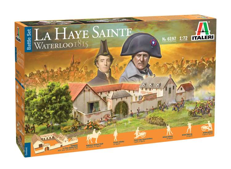1/72 Italeri - La Haye Sainte Waterloo 1815 Battle Set