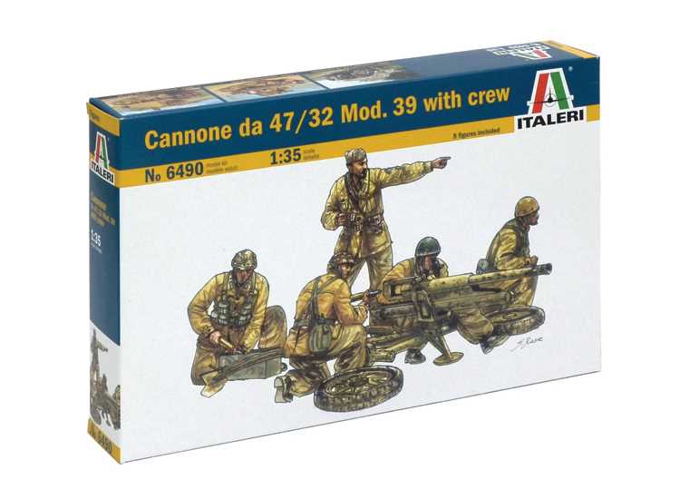 1/35 Italeri - Cannone da 47/32 Mod. 39 with crew