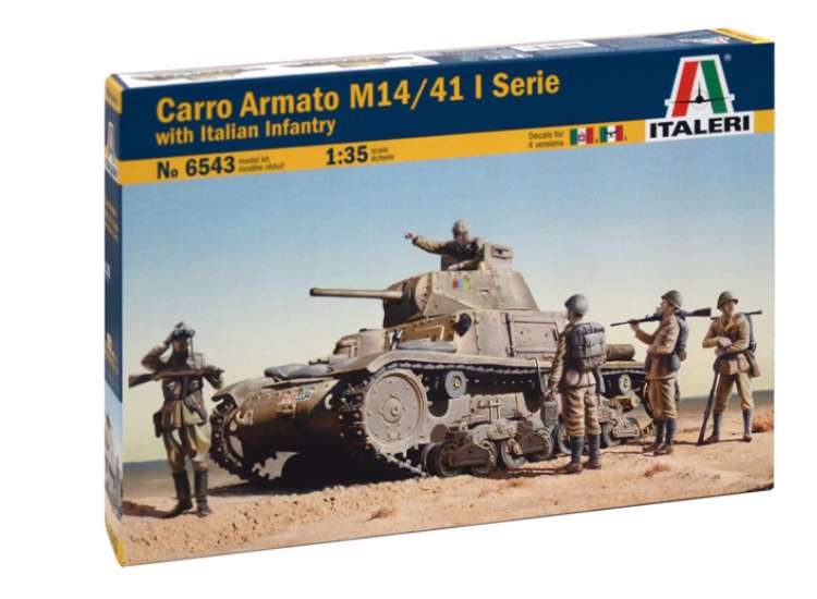 1/35 Italeri - Carro Armato M14/41 w/ Italian Infantry