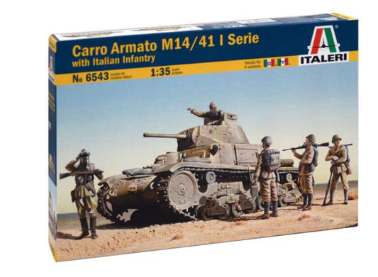 1/35 Italeri - Carro Armato M14/41 w/ Italian Infantry
