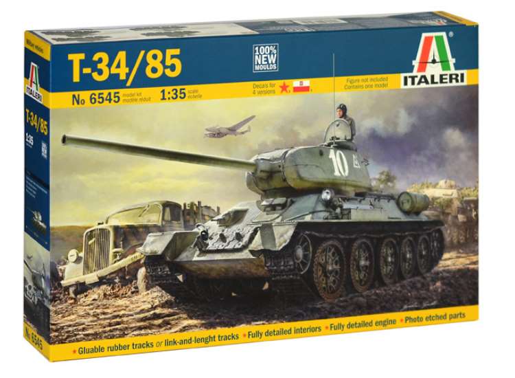 1/35 Italeri - T34/85 w/ Interior Detail