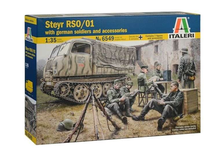 1/35 Italeri - RSO/01 w/ German Soldiers and Accessories