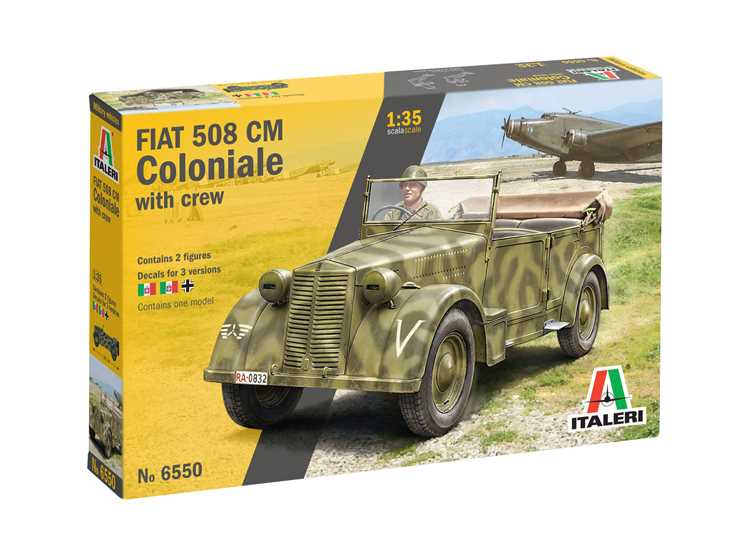 1/35 Italeri - Fiat 508 CM "Coloniale" Staff Car