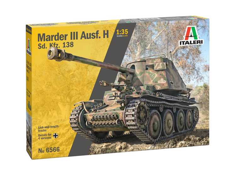 1/35 Italeri - Marder III Ausf. H Sd. Kfz.138