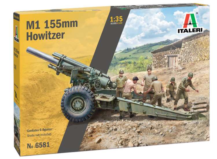 1/35 Italeri - M1 155mm Howitzer with Crew