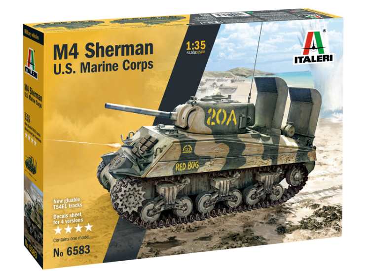 1/35 Italeri - M4A2 Sherman U.S. Marine Corps