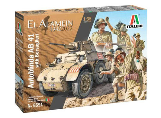1/35 Italeri - Autoblinda AB 41 with Bersaglieri Infantry: El Alamein