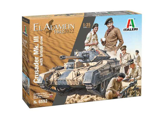 1/35 Italeri - Crusader III w/ British Crew El Alamein