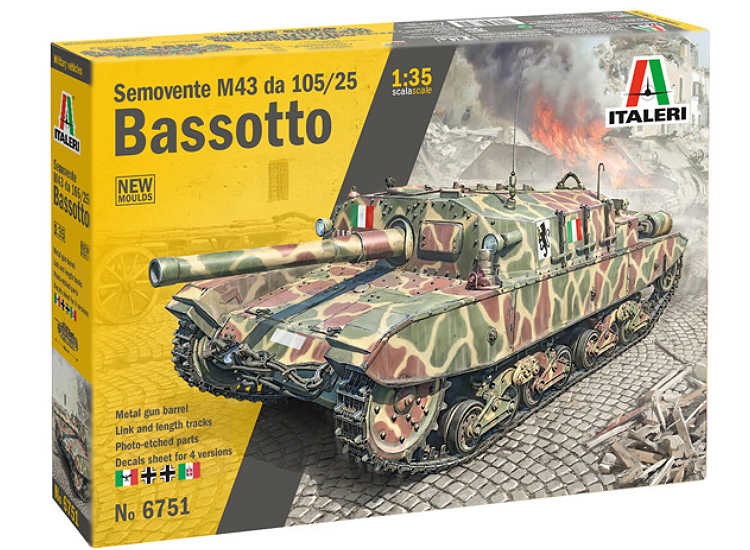 1/35 Italeri - Semovente M43 da 105/25 - Bassotto