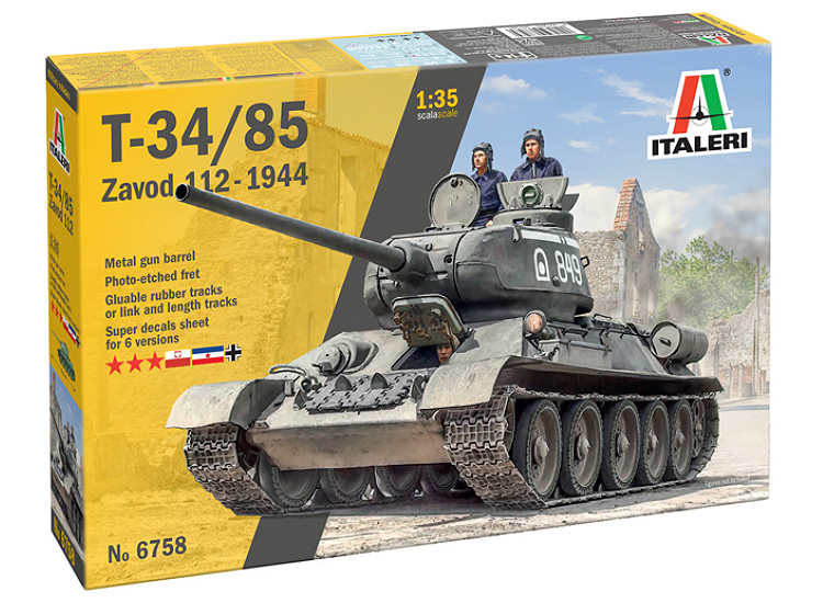 1/35 Italeri - T34/85 Zavod 112 -1944
