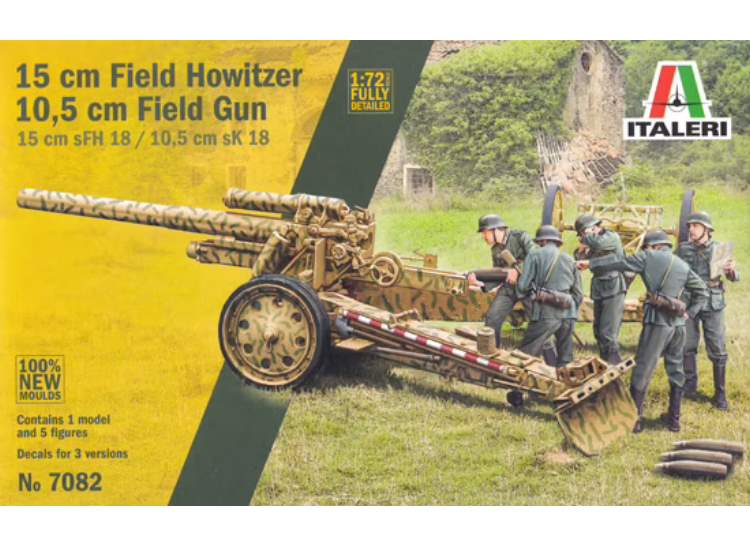 1/72 Italeri - 15 cm Field Howitzer / 10,5 cm Field Gun