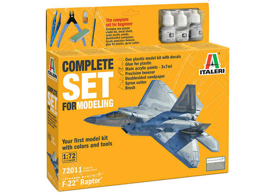 1/72 Italeri - F-22 Raptor Starter / Complete Set
