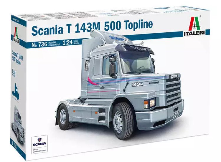1/24 Italeri - Scania T143M 500 Topline