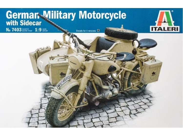 1/9 Italeri - BMW R75 with Sidecar