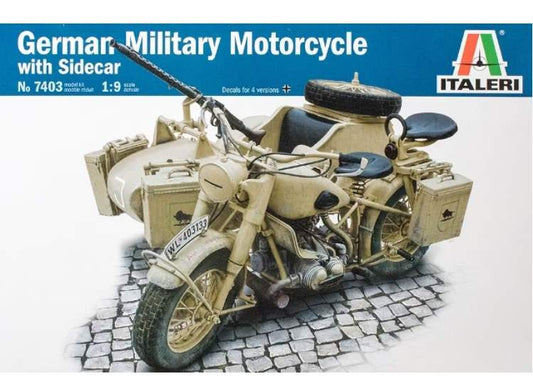 1/9 Italeri - BMW R75 with Sidecar