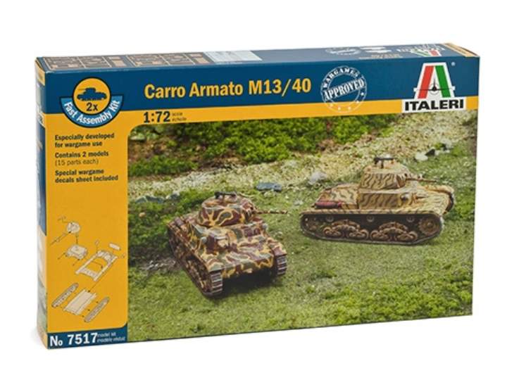 1/72 Italeri - Carro Armato M13/40  Fast Kit