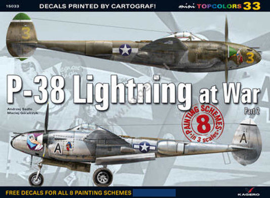 - Kagero - Mini Top Colors 33 - P-38 Lightning at War Part 2 (decals)