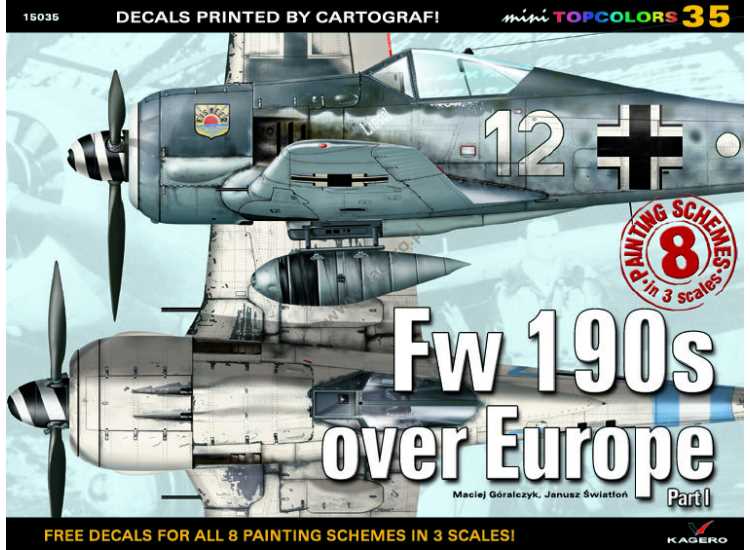 - Kagero - Mini Top Colors 35 - Fw 190s over Europe Part I (decals)