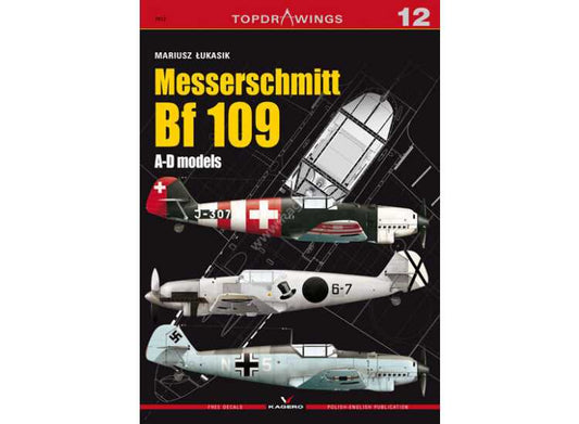 - Kagero - Top Drawings 12 - Messerschmitt Bf 109 A-D models