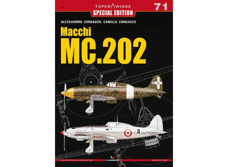202 Models Kagero 7071 - Top Drawings 71 - Macchi MC.202 – Models For Sale Ltd