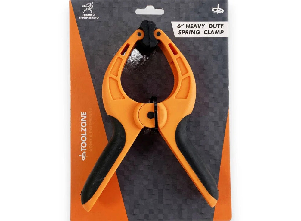  Toolzone - 6 Inch Heavy Duty Plastic Spring Clamps