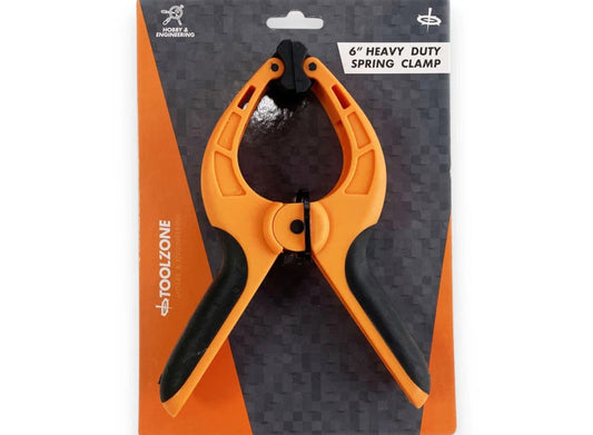  Toolzone - 6 Inch Heavy Duty Plastic Spring Clamps