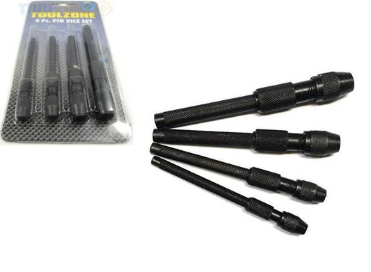 - Toolzone - 4 Piece Pin Vice Set