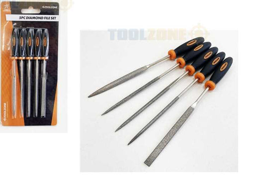 - Toolzone - 5 Piece Diamond File Set