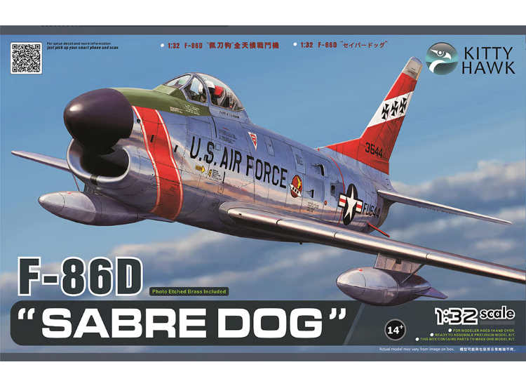 1/32 Kitty Hawk - North-American F-86D 'Sabre Dog'