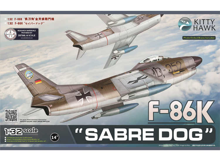 1/32 Kitty Hawk - F-86K Sabre Dog