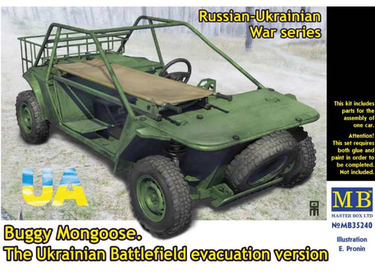 1/35 Master Box - Russian-Ukrainian War: Buggy Mongoose The Ukranian Battlefield Evacuation Vehicle