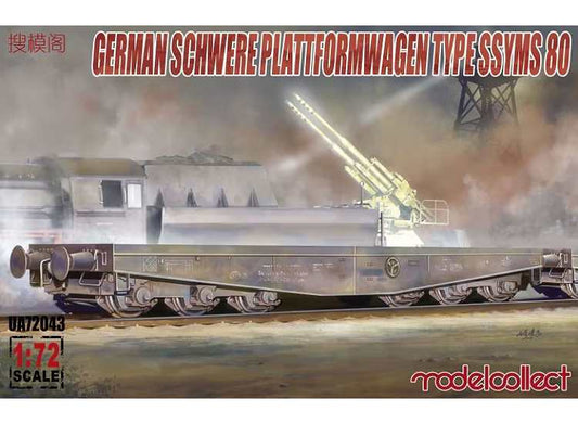 1/72 Model Collect - Germany Schwerer Plattformwagen Type SSyms 80