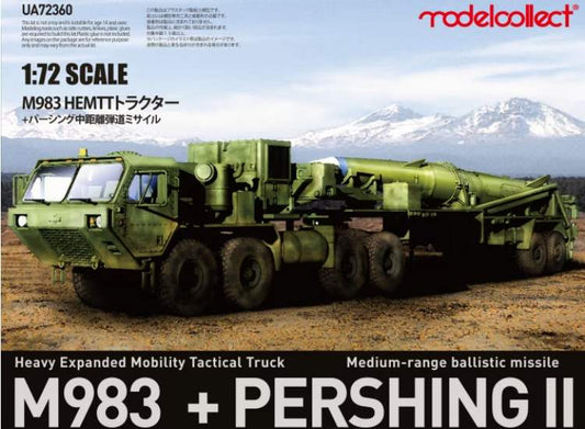 1/72 Model Collect - M983 Tractor &  Pershing II On Trailer