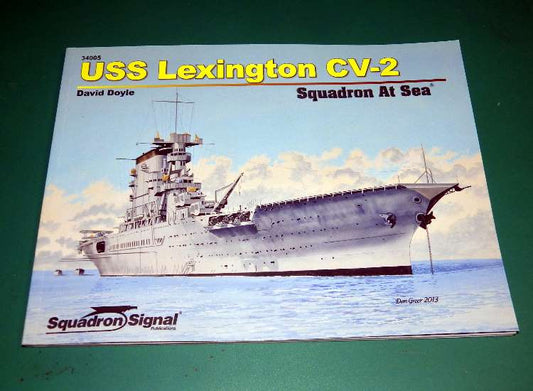 - Squadron / Signal - 34005 - USS Lexington CV-2 - Squadron at Sea