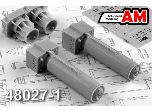 1/48 Advanced Modeling - BK-500 AO 2,5RTM 500 kg Cluster Bomb loaded with Fragmentation