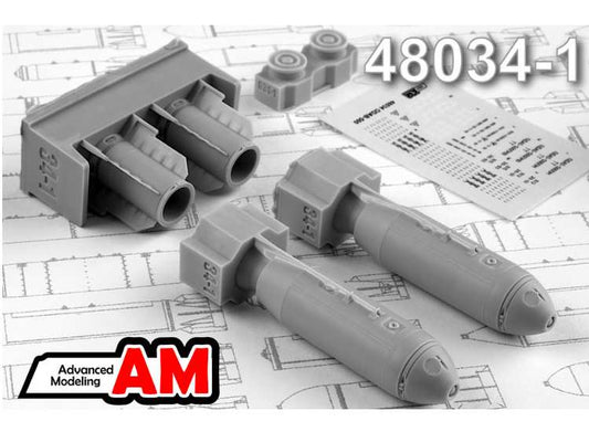 1/48 Advanced Modeling - ODAB-500PMV 500 kg Air-Fuel Explosive bomb set